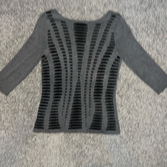 103 Express Grey and Black Sweater sz Large - Picture 2 of 3